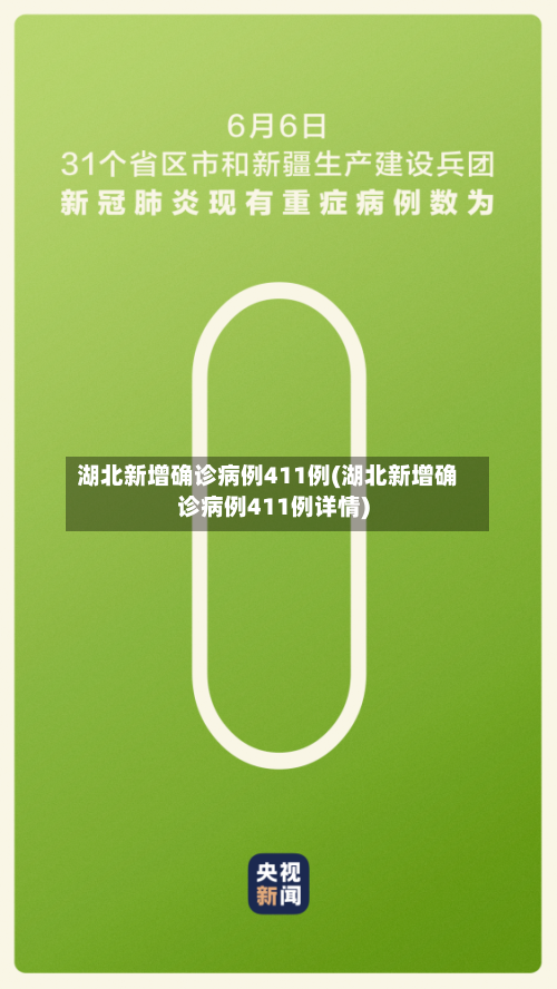 湖北新增确诊病例411例(湖北新增确诊病例411例详情)