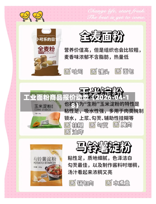 工业面粉商品报价动态（2026-04-18）