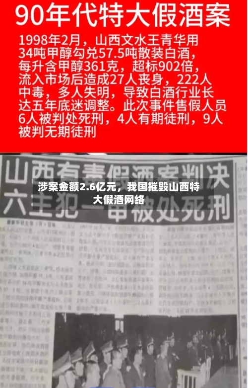 涉案金额2.6亿元	，我国摧毁山西特大假酒网络-第3张图片
