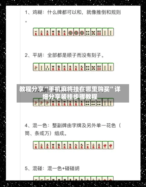 教程分享“手机麻将挂在哪里购买”详细分享装挂步骤教程-第3张图片