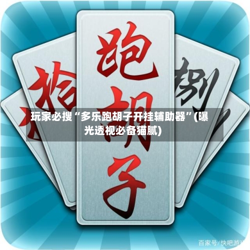 玩家必搜“多乐跑胡子开挂辅助器”(曝光透视必备猫腻)-第2张图片