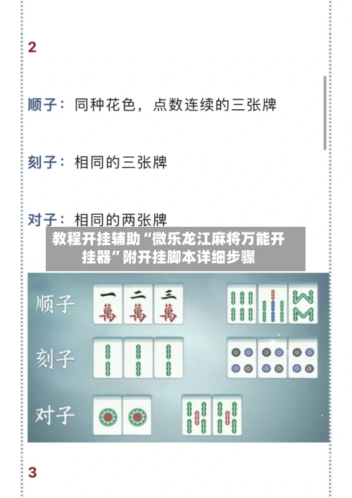 教程开挂辅助“微乐龙江麻将万能开挂器”附开挂脚本详细步骤