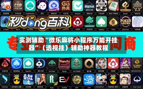 实测辅助“微乐麻将小程序万能开挂器”（透视挂）辅助神器教程-第3张图片