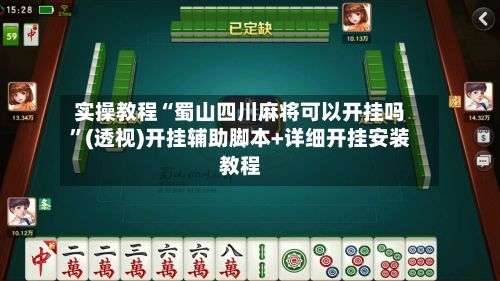 实操教程“蜀山四川麻将可以开挂吗”(透视)开挂辅助脚本+详细开挂安装教程-第3张图片