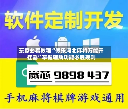 玩家必看教程“微乐河北麻将万能开挂器”掌握辅助功能必胜规则-第2张图片
