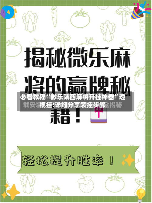 必看教程“微乐陕西麻将开挂神器”透视挂!详细分享装挂步骤-第3张图片