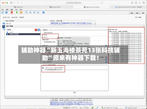 辅助神器“新玉海楼茶苑13张科技辅助”原来有神器下载！-第3张图片