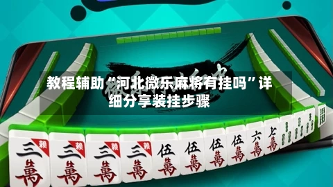 教程辅助“河北微乐麻将有挂吗	”详细分享装挂步骤-第2张图片