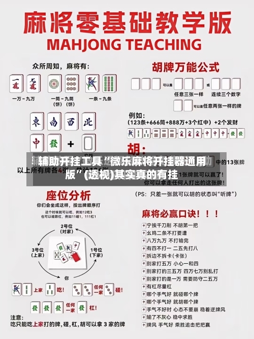 辅助开挂工具“微乐麻将开挂器通用版”(透视)其实真的有挂-第2张图片