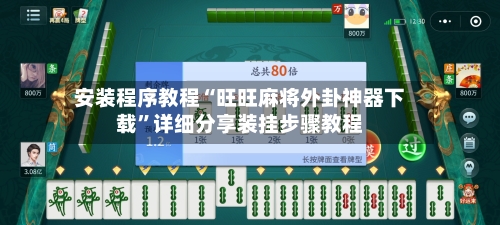 安装程序教程“旺旺麻将外卦神器下载	”详细分享装挂步骤教程-第2张图片