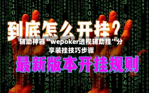 辅助神器“wepoker透视辅助挂”分享装挂技巧步骤-第2张图片