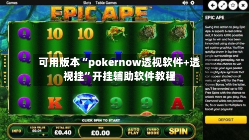 可用版本“pokernow透视软件+透视挂”开挂辅助软件教程