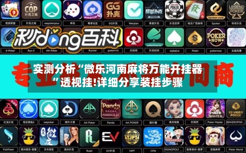 实测分析“微乐河南麻将万能开挂器”透视挂!详细分享装挂步骤-第2张图片