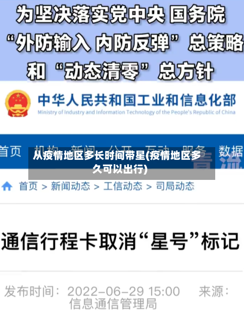 从疫情地区多长时间带星(疫情地区多久可以出行)-第2张图片