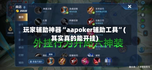 玩家辅助神器“aapoker辅助工具	”(其实真的能开挂)-第2张图片