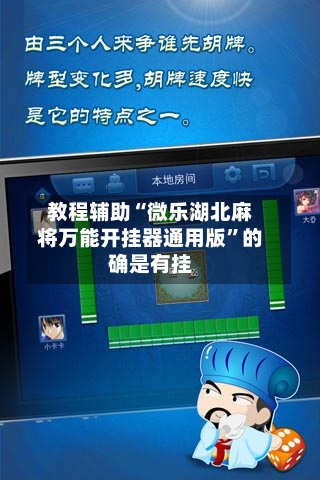 教程辅助“微乐湖北麻将万能开挂器通用版	”的确是有挂-第2张图片