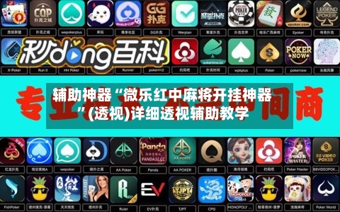 辅助神器“微乐红中麻将开挂神器”(透视)详细透视辅助教学-第3张图片