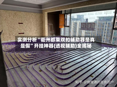 实测分析“衢州都莱双扣辅助器是真是假”开挂神器{透视辅助}全揭秘