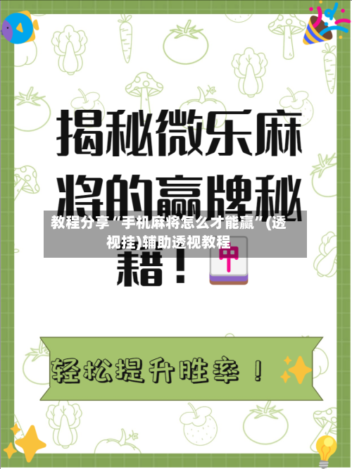 教程分享“手机麻将怎么才能赢”(透视挂)辅助透视教程-第2张图片