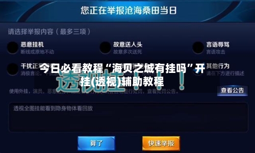 今日必看教程“海贝之城有挂吗”开挂(透视)辅助教程