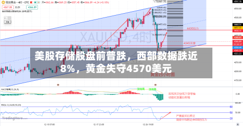 美股存储股盘前普跌，西部数据跌近8%，黄金失守4570美元