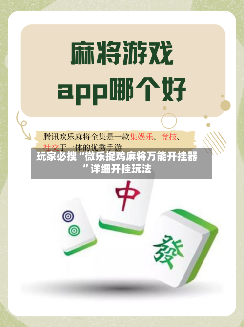 玩家必搜“微乐捉鸡麻将万能开挂器	”详细开挂玩法-第3张图片