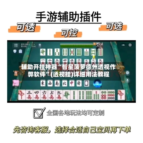 辅助开挂神器“智星菠萝德州透视作弊软件”(透视挂)详细用法教程-第2张图片
