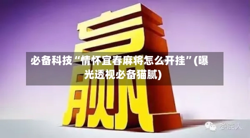 必备科技“情怀宜春麻将怎么开挂	”(曝光透视必备猫腻)-第3张图片