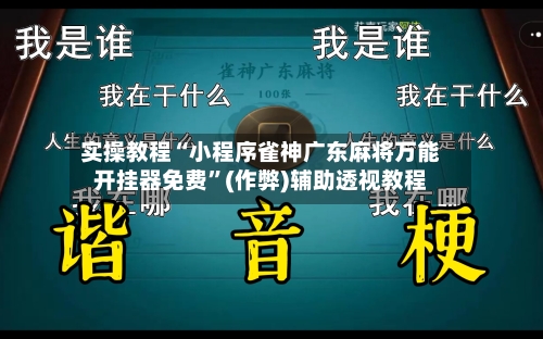 实操教程“小程序雀神广东麻将万能开挂器免费”(作弊)辅助透视教程-第2张图片