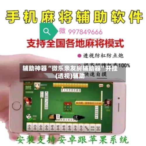 辅助神器“微乐亲友房辅助器”开挂(透视)辅助-第3张图片