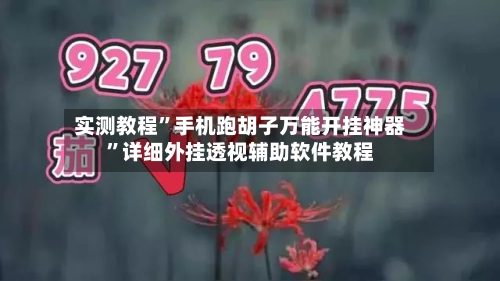 实测教程”手机跑胡子万能开挂神器”详细外挂透视辅助软件教程