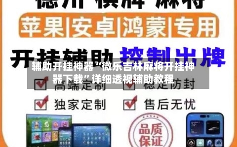 辅助开挂神器“微乐吉林麻将开挂神器下载”详细透视辅助教程-第2张图片