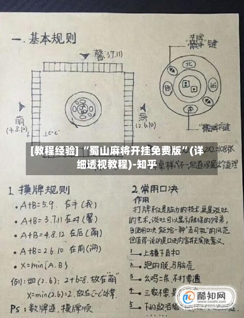 [教程经验] “蜀山麻将开挂免费版”(详细透视教程)-知乎-第2张图片