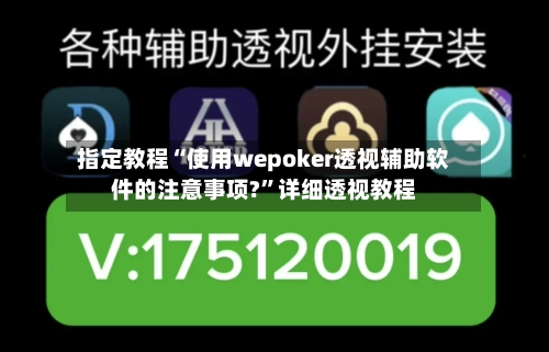 指定教程“使用wepoker透视辅助软件的注意事项?”详细透视教程
