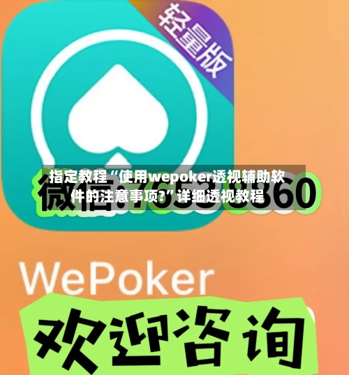 指定教程“使用wepoker透视辅助软件的注意事项?”详细透视教程-第2张图片