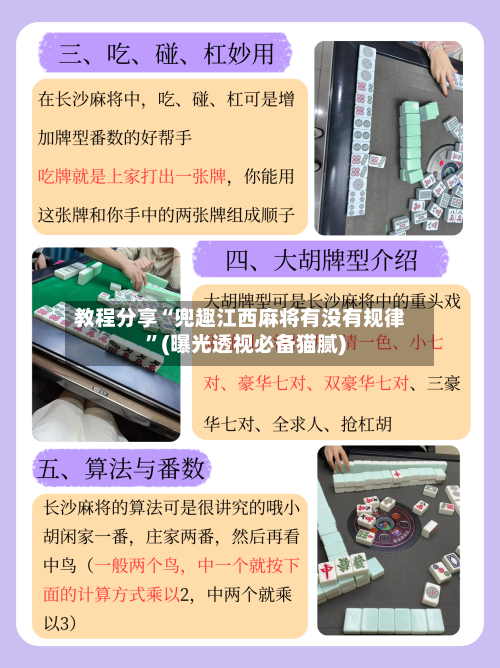 教程分享“兜趣江西麻将有没有规律	”(曝光透视必备猫腻)-第2张图片