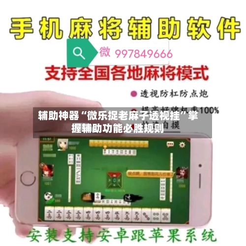 辅助神器“微乐捉老麻子透视挂”掌握辅助功能必胜规则-第3张图片