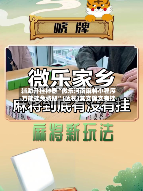 辅助开挂神器“微乐河南麻将小程序万能挂免费版”(透视)其实确实有挂