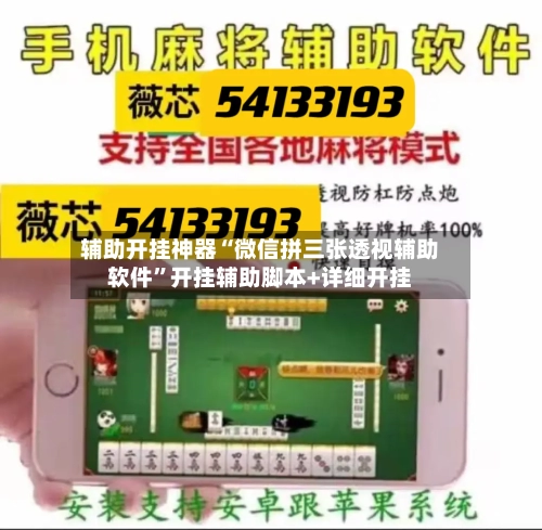 辅助开挂神器“微信拼三张透视辅助软件”开挂辅助脚本+详细开挂-第2张图片