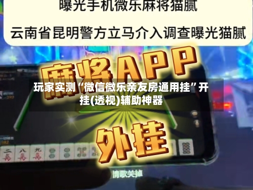 玩家实测“微信微乐亲友房通用挂”开挂(透视)辅助神器