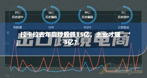 拉卡拉去年靠炒股赚15亿	，主业才赚3亿？-第3张图片