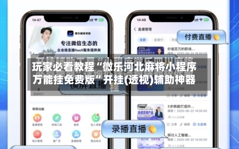 玩家必看教程“微乐河北麻将小程序万能挂免费版”开挂(透视)辅助神器-第3张图片