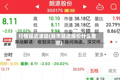 行情延迟波动(股市延迟报价什么意思)-第2张图片