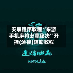 安装程序教程“东游手机麻将必赢秘决	”开挂(透视)辅助教程-第2张图片