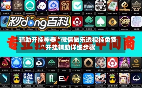 辅助开挂神器“微信微乐透视挂免费”开挂辅助详细步骤