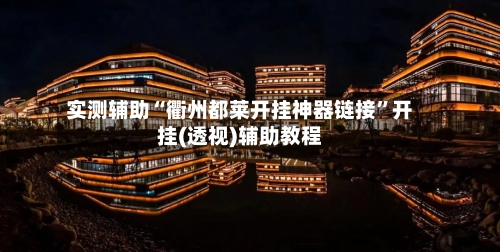 实测辅助“衢州都莱开挂神器链接”开挂(透视)辅助教程-第2张图片