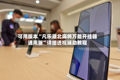 可用版本“凡乐湖北麻将万能开挂器通用版	”详细透视辅助教程-第3张图片