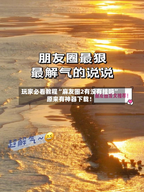 玩家必看教程“麻友圈2有没有挂吗”原来有神器下载！-第3张图片