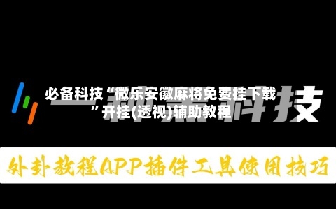 必备科技“微乐安徽麻将免费挂下载”开挂(透视)辅助教程-第2张图片