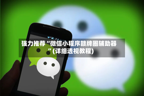 强力推荐“微信小程序赣牌圈辅助器	”(详细透视教程)-第2张图片